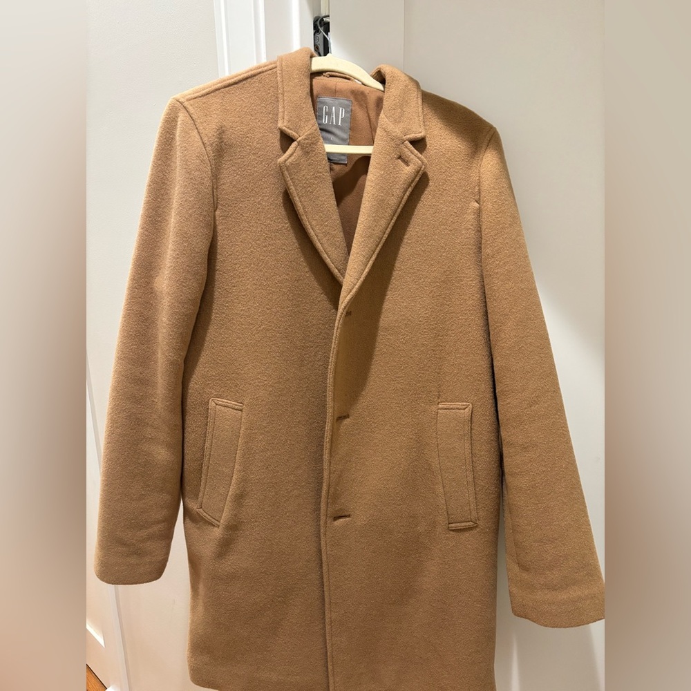 GAP Men's Camel Tan Pea Coat
